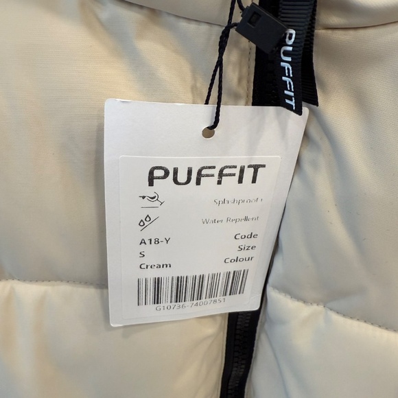 Puffit Hooded Puffer Jacket With Large Pockets. NWT. - Picture 9 of 11